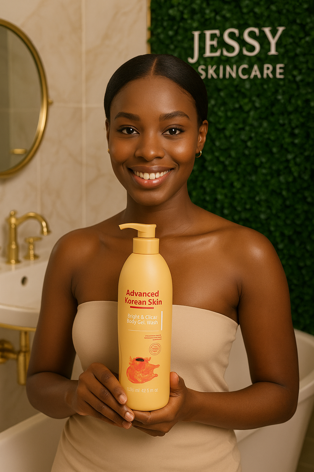 Advance korean skin Bright and clear Body Gel