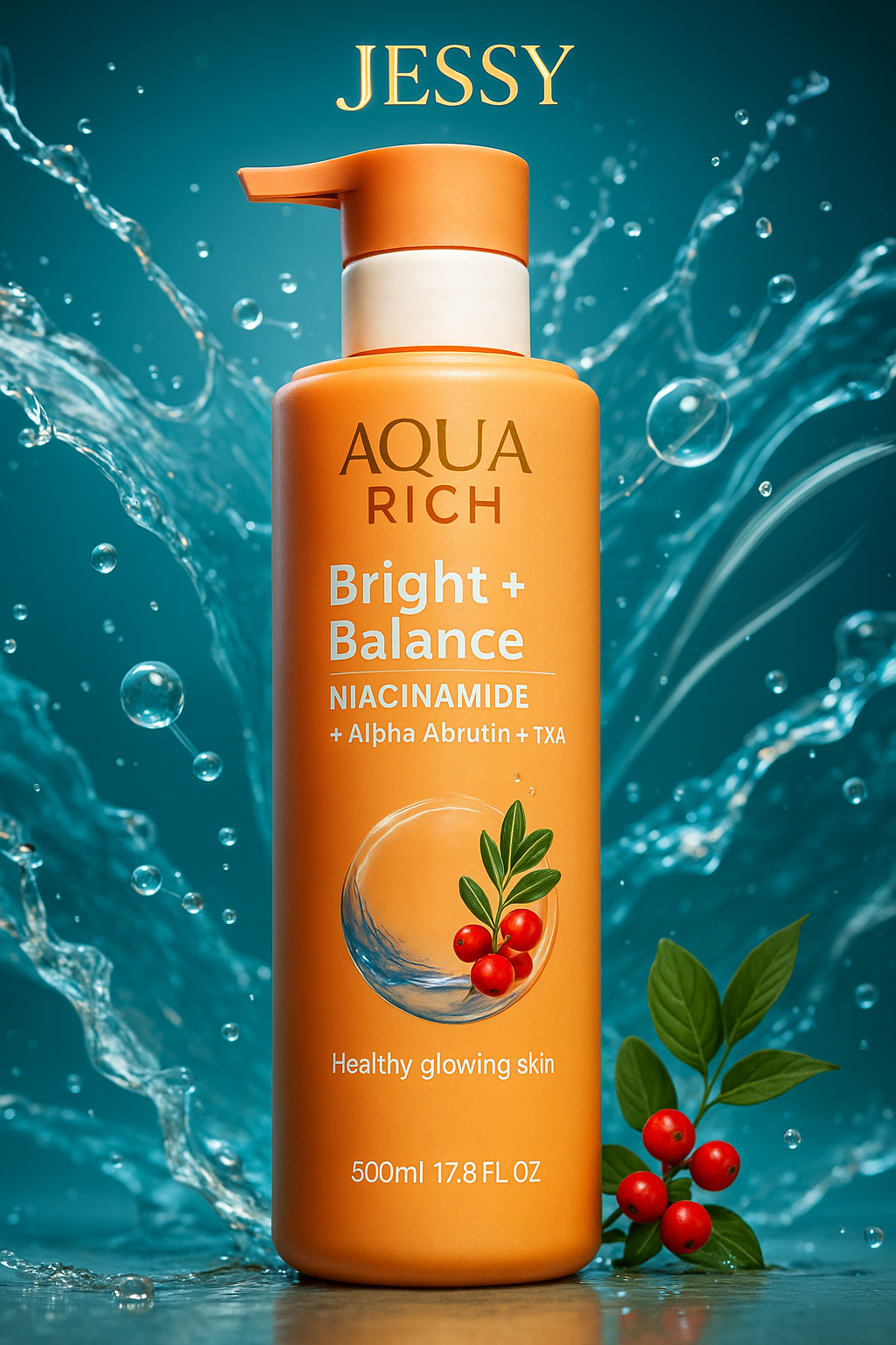 AQUA RICH BRIGHT + BALANCE BODY LOTION